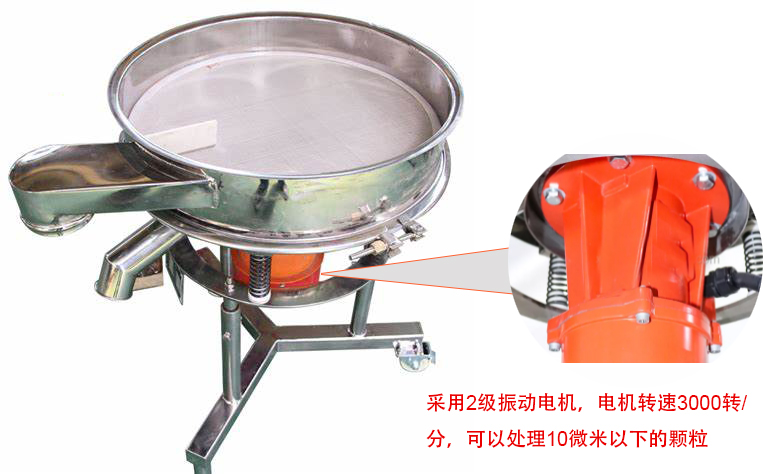 高頻篩特點：框體加高可防止漿液往外飛濺；加擋料板可加快排料，提高篩分效率